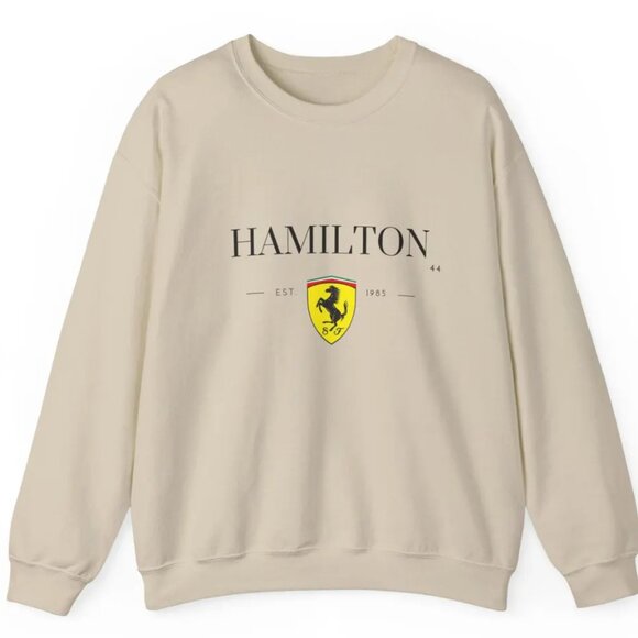Lewis Hamilton F1 Formula F1 Ferrari Racing Sweatshirt Shirts - Picture 1 of 2